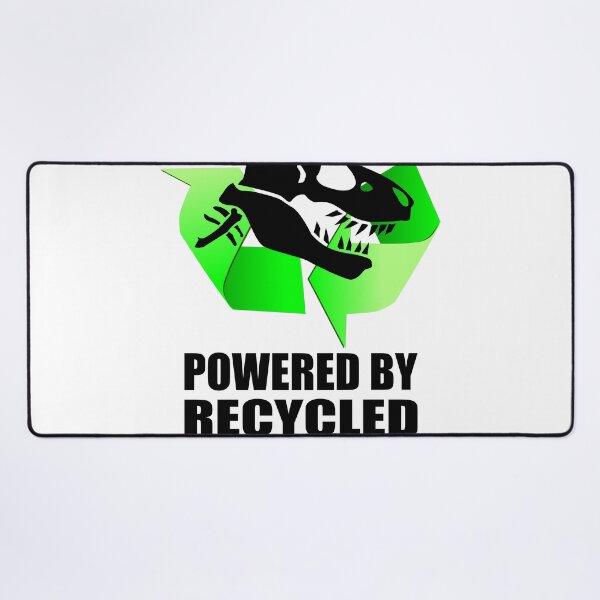 Item preview, Powered by Recycled Dinosaurs T-Rex designed and sold by birdo-art.