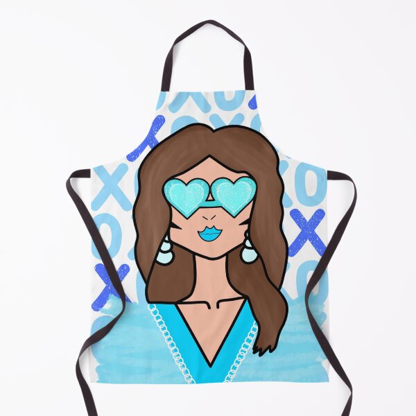 Item preview, Preppy blue funky girl  designed and sold by mollsdesignss.
