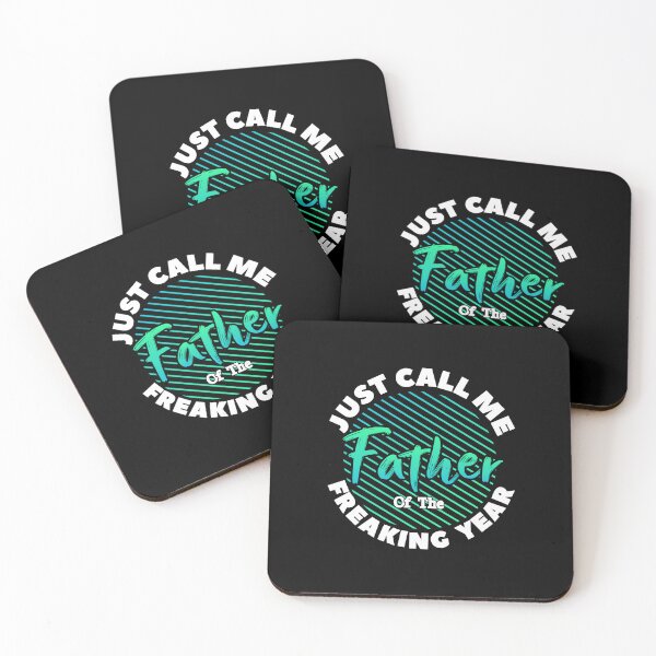 Item preview, Just call me  father of the freaking year - Vintage colorful  father's day  designed and sold by Raiko-art.