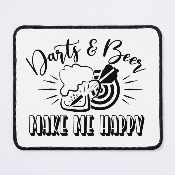 Item preview, Darts & Beer MAKE ME HAPPY designed and sold by DilouDilou.