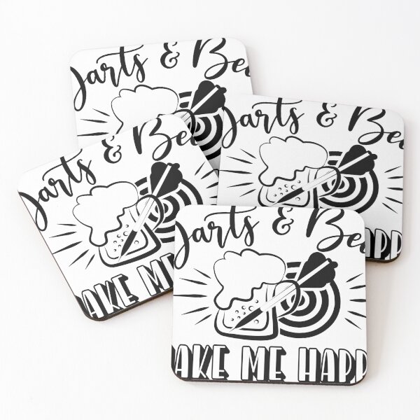 Item preview, Darts & Beer MAKE ME HAPPY designed and sold by DilouDilou.