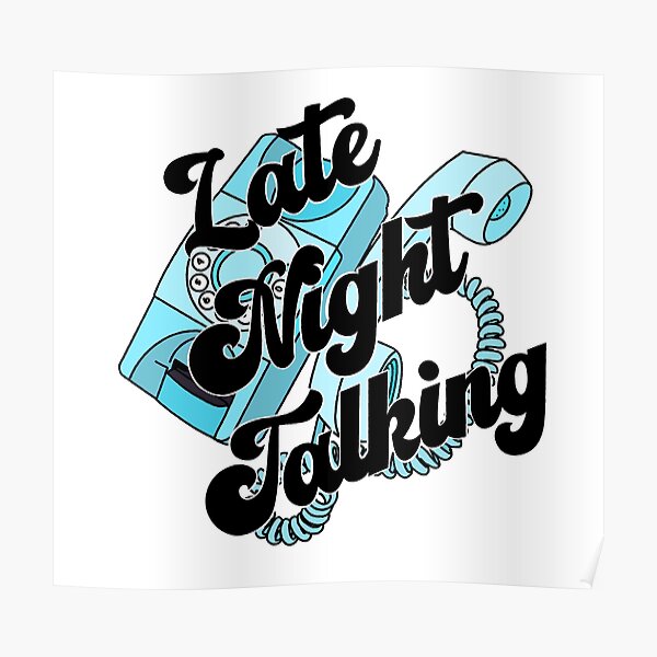 Late Night Talking vintage poster Poster by maritka