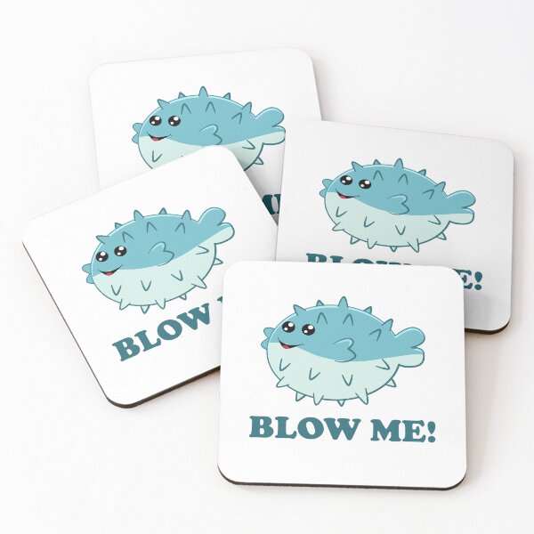 Item preview, Funny Kawaii puffer fish blow me designed and sold by Dan66.