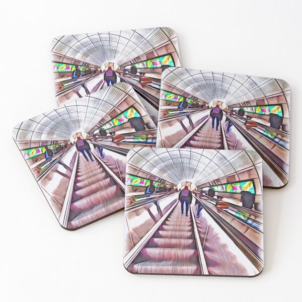 Item preview, Elizabeth Line Escalator - opening day designed and sold by jonfun1.