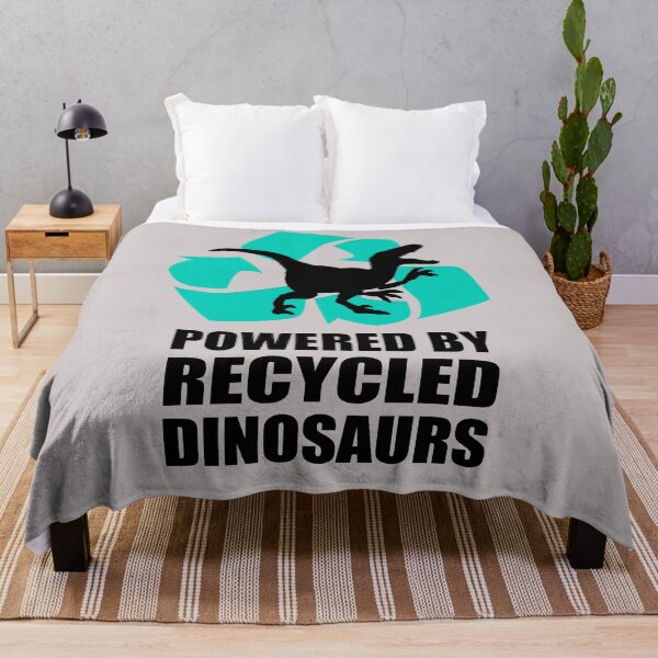Item preview, Powered by Recycled Dinosaurs - Raptor designed and sold by birdo-art.