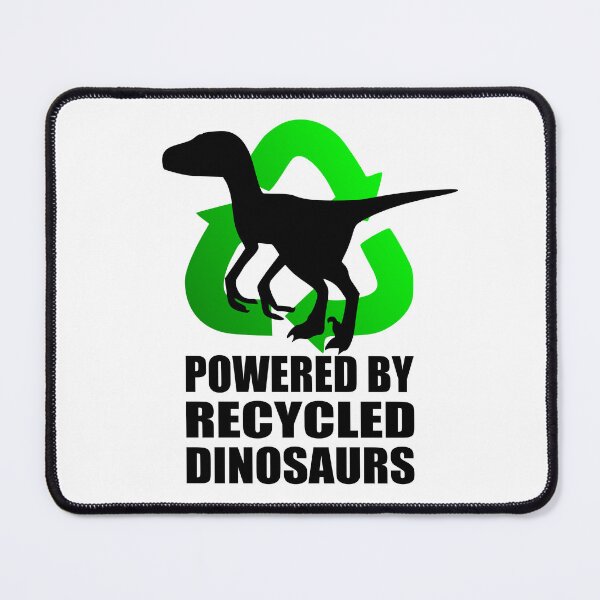 Item preview, Powered by Recycled Dinosaurs - Velociraptor designed and sold by birdo-art.