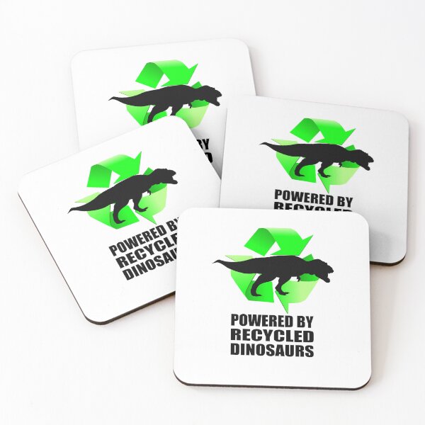 Item preview, Powered by Recycled Dinosaurs - T-Rex designed and sold by birdo-art.