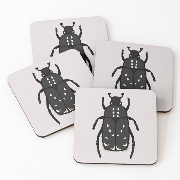 Item preview, Shroud beetle Oxythyrea funesta designed and sold by dbulnesr.