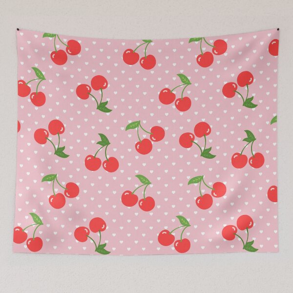 Item preview, Blush Pink Cherries designed and sold by newburyboutique.