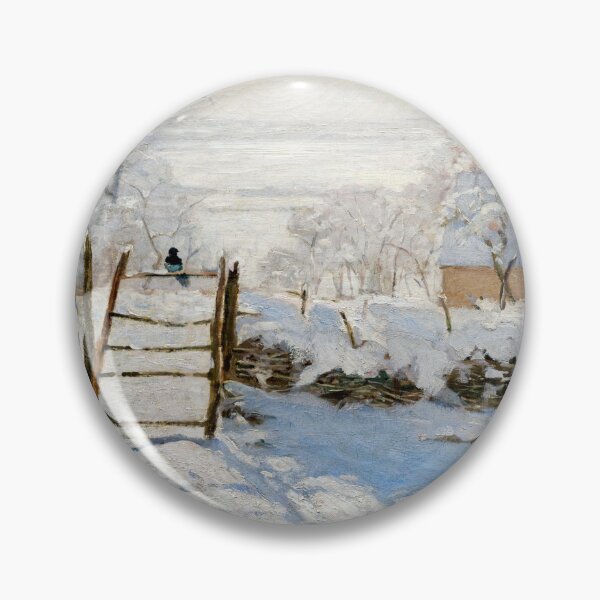 Item preview, Claude Monet's "La Pie" - The Magpie | Magpie Winter Bird |Claude Monet The Magpie designed and sold by TeeARTHY.