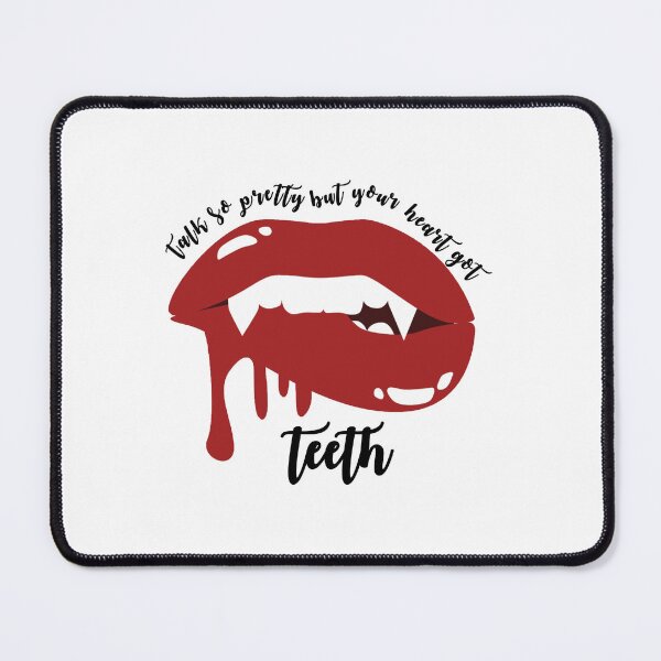 Item preview, Heart Got Teeth Lyrics designed and sold by halfaheart.