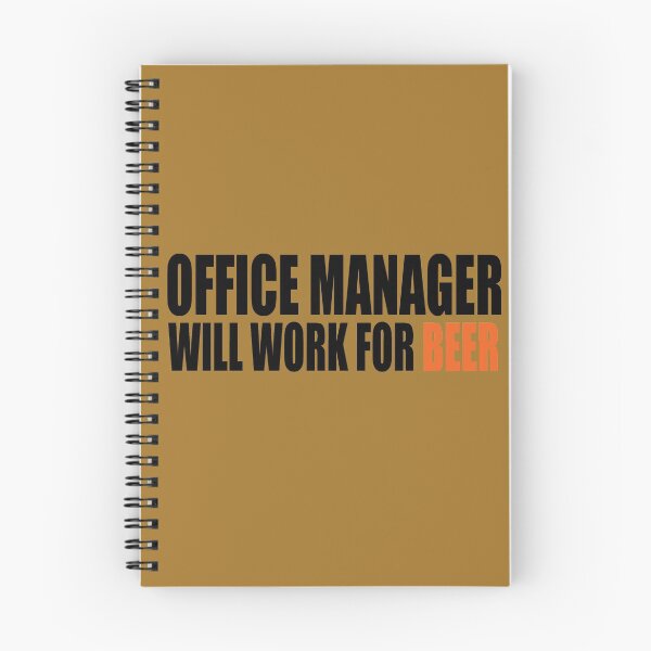 Aperçu de l'œuvre Office Manager travaillera pour Beer créée et vendue par trendism.