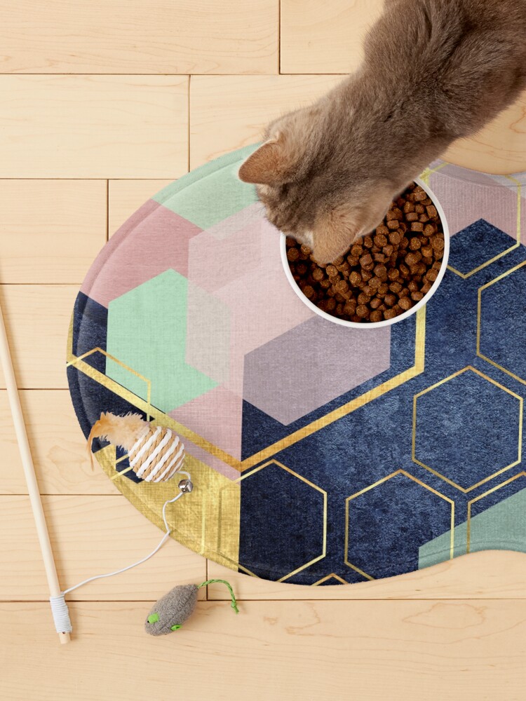 Alternate view of Geometric Wonder Pet Mat