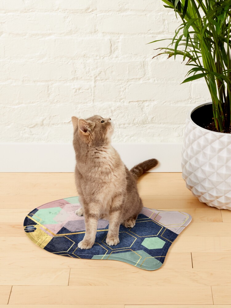 Alternate view of Geometric Wonder Pet Mat
