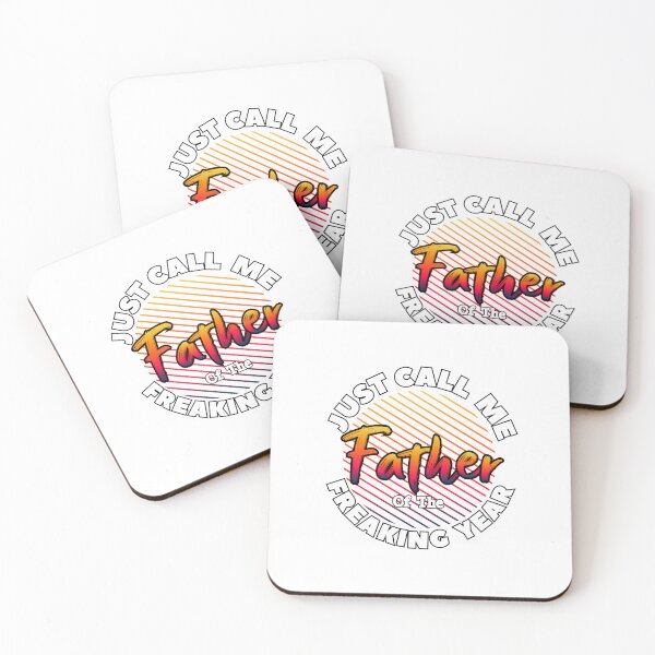 Item preview, Just call me  father of the freaking year - Vintage colorful  father's day  designed and sold by Raiko-art.