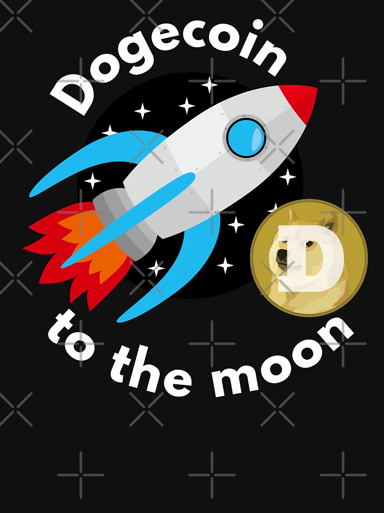 "Doge 1 Mission 2022 Moon Landing Dogecoin To The Moon" T-shirt By ...