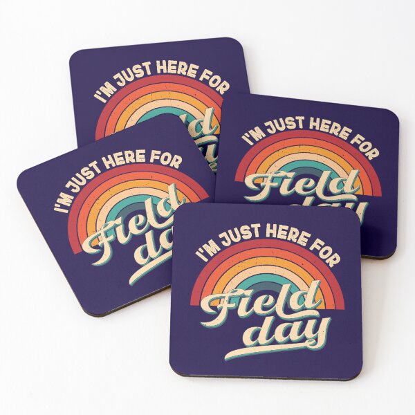 Item preview, I'm Just Here For Field Day Vintage Rainbow Field Day designed and sold by GreenSplash.
