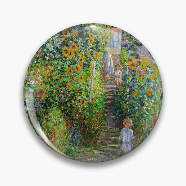 Item preview, Claude Monet - Monet's ,Sunflowers Garden In Monet's Garden At Giverny by Claude Monet designed and sold by TeeARTHY.