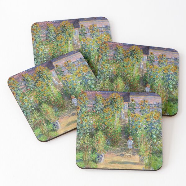 Item preview, Claude Monet - Monet's ,Sunflowers Garden In Monet's Garden At Giverny by Claude Monet designed and sold by TeeARTHY.