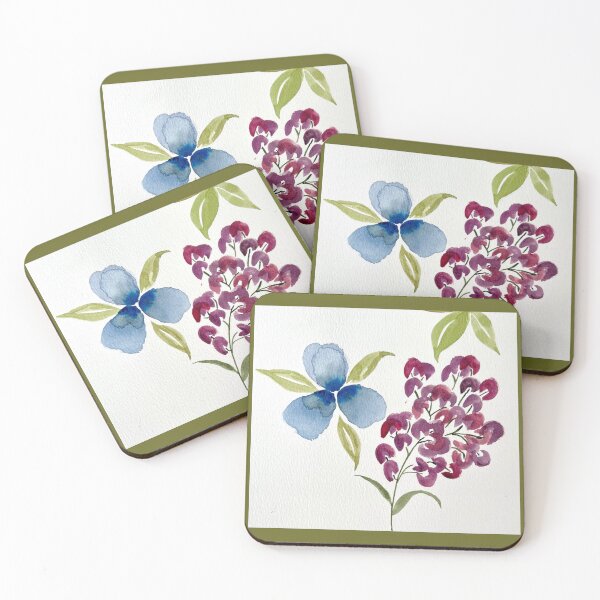 Item preview, Blurple Floral designed and sold by CreativelyChey.