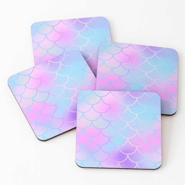 Item preview, Aqua Blue & Purple Watercolor Mermaid designed and sold by newburyboutique.