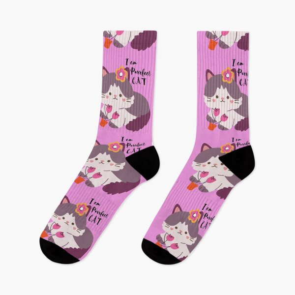 Item preview, Sweet cat for sweatshirt and t-shirt to wear to high school. I am a perfect cat. designed and sold by EMIPRINCESS.