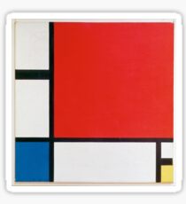 Piet Mondrian Sticker