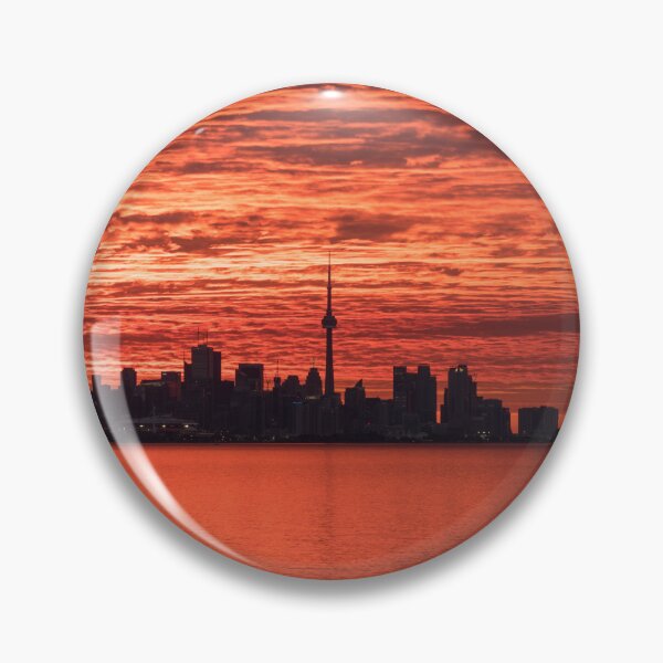 Item preview, Spectacular Skies - Toronto Skyline Minutes Before Sunrise designed and sold by Georgia Mizuleva.