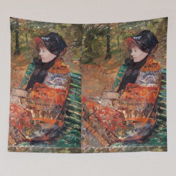 Item preview, AUTUNM PORTRAIT OF LYDIAT CASSATT BY MARY CASSATT designed and sold by GamaArtDesign.