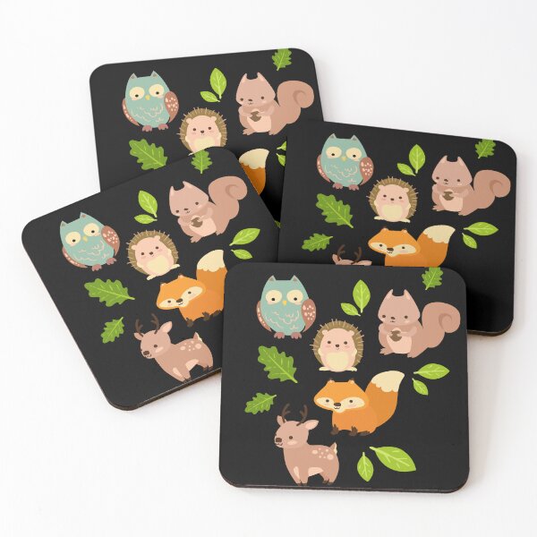 Item preview, Woodland Animals | Owl | Squirrel | Fox | Deer | Porcupine  designed and sold by Ravenvine.