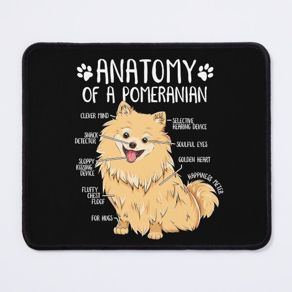 Item preview, Funny Anatomy Pomeranian Dog Pom Dog Lover Cute Zwergspitz designed and sold by lanynx design.