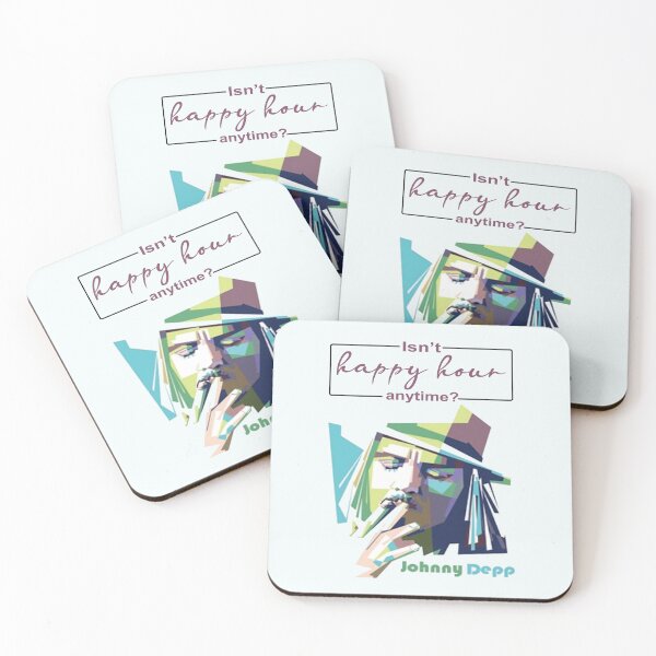 Item preview, Isn't happy hour anytime, Justice for Johnny Depp designed and sold by Sayed1897.