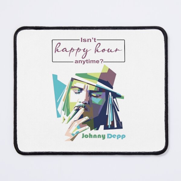 Item preview, Isn't happy hour anytime, Justice for Johnny Depp designed and sold by Sayed1897.