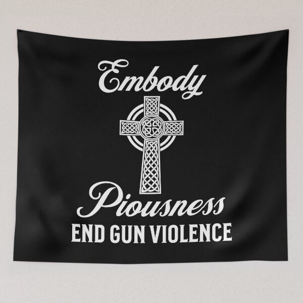 Item preview, End Gun Violence Embody Piousness Christian Cross Religious Jesus Christ Lovers designed and sold by epicthoughts.
