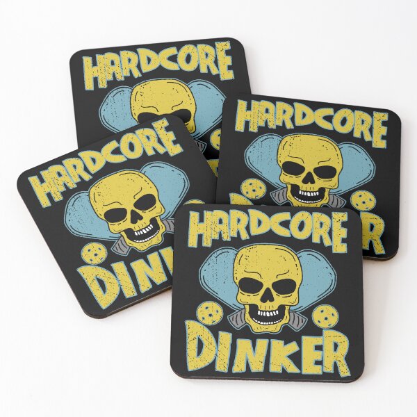 Item preview, Hardcore Dinker Pickleball Skull designed and sold by Dan66.