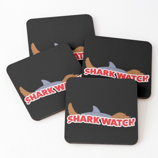 Item preview, Shark Watch - Golden Retriever (Dark Golden) designed and sold by KodiakGoods.