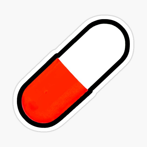 Item preview, Red pill designed and sold by Conspiracy Buff.