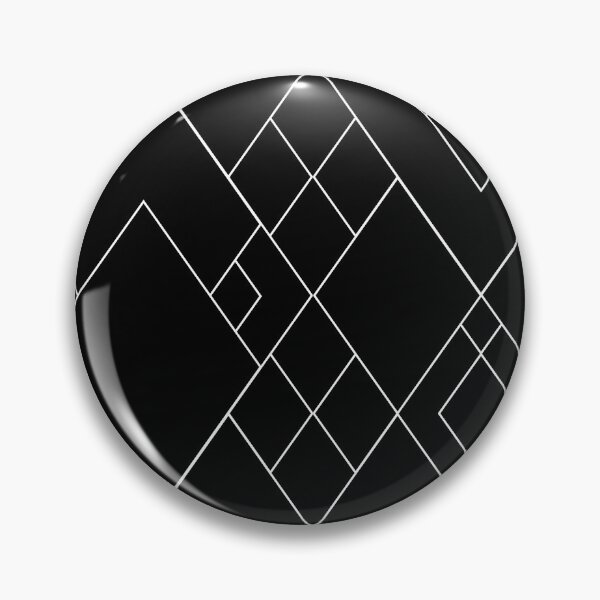 Item preview, White Lines on Black II - Geometric Abstract Art designed and sold by Sheldon Stewart.