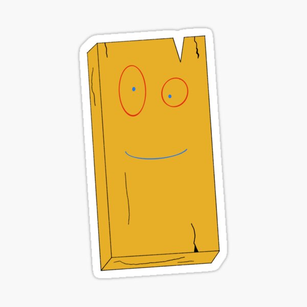 Wood slate friend Sticker