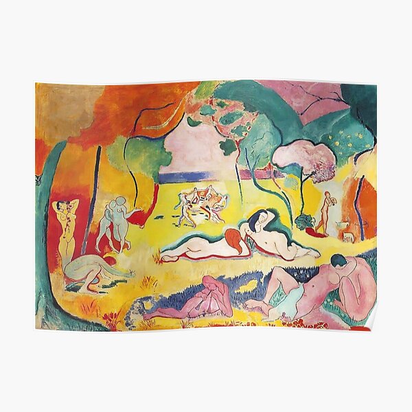Matisse - Le bonheur de vivre La joie de vivre Bonheur Henri Matisse Poster