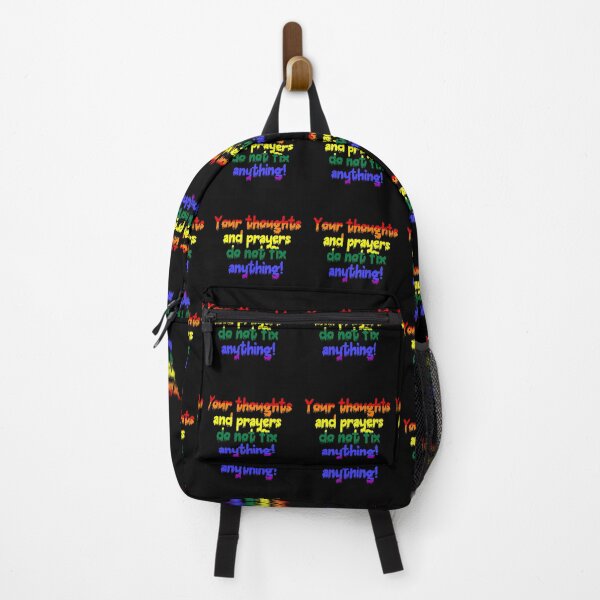 Item preview, Thoughts and prayers do not fix this pride colors designed and sold by Zevy-Darling.