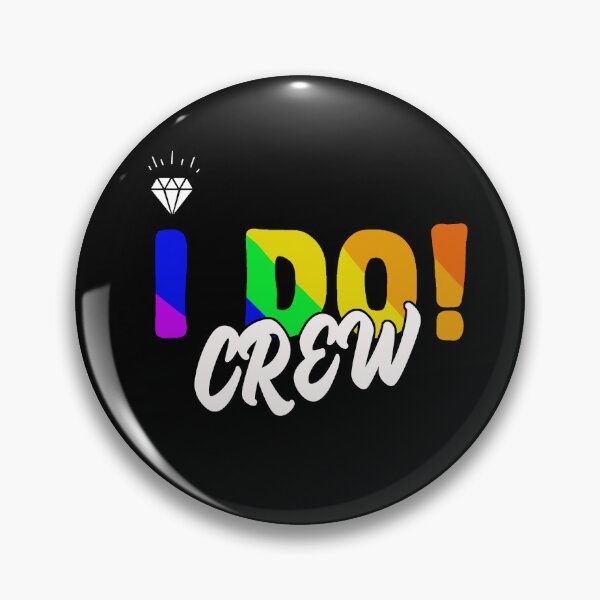 Item preview, lgbtq wedding rainbow i do crew designed and sold by Tropoid.