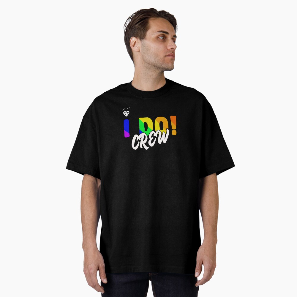 lgbtq wedding rainbow i do crew Classic T-Shirt