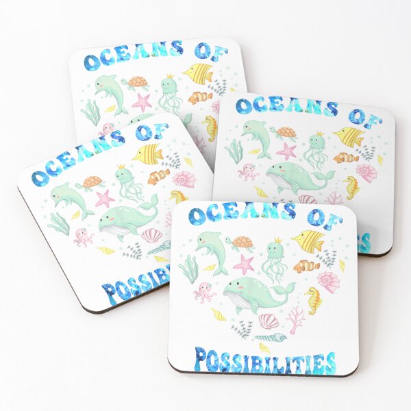 Item preview, Oceans Of Possibilities summer reading sea creatures designed and sold by cercleshop.