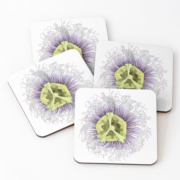 Item preview, Purple Passion Fruit Flower (Passiflora edulis) designed and sold by EschatonGarden.