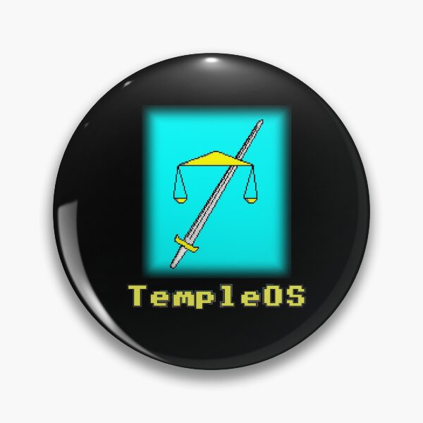 Item preview, TempleOS designed and sold by VibenGraphics.