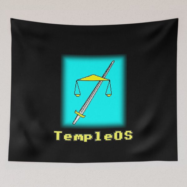 Item preview, TempleOS designed and sold by VibenGraphics.