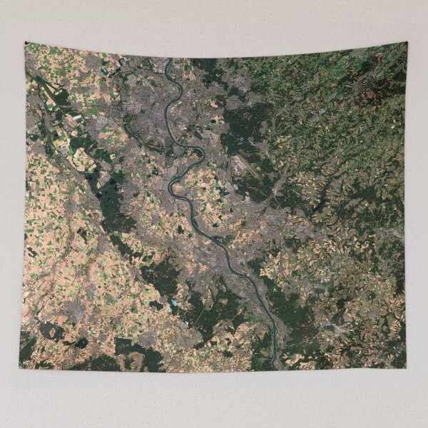 Item preview, Cologne and Bonn, Germany from space designed and sold by Raureif.