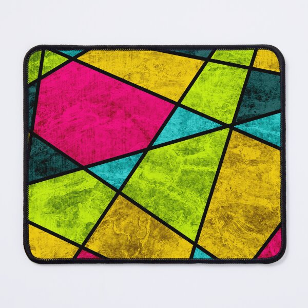 Item preview, Abstract geometric shapes Color glass texture designed and sold by edrawings38.