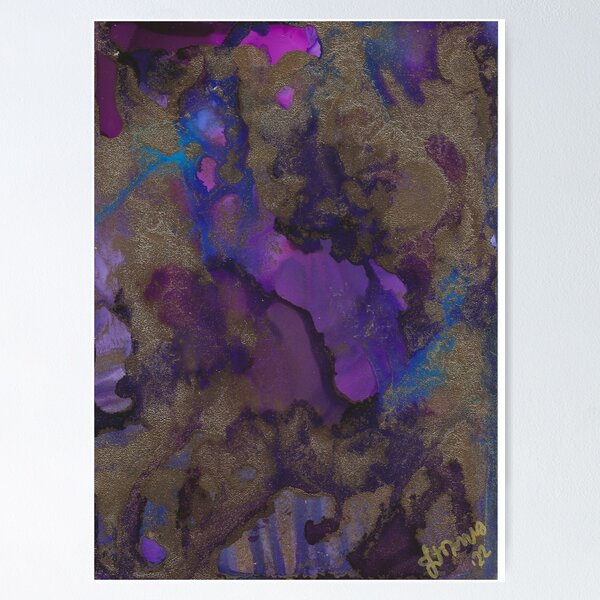 Metallic Alcohol Ink Jubilee  Sticker for Sale by silverskyjanet